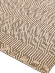 Asiatic Rugs Taupe Brown Sloan Geo Rug - Image 3 of 5