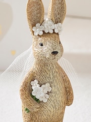 Natural Wedding Animal MRS Ornament - Image 2 of 4