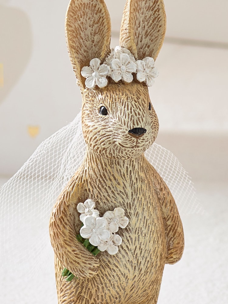 Natural Wedding Animal MRS Ornament - Image 2 of 4