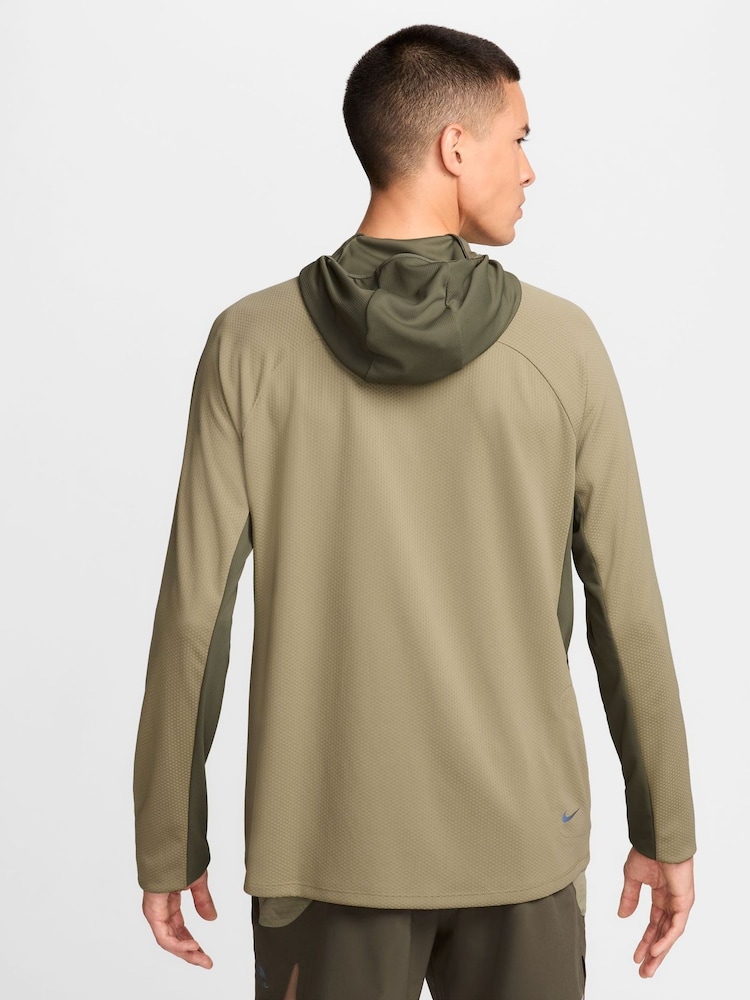 Nike Dri-fit Trail UV dolg rokav; Tekaška majica z dolgimi rokavi s kapuco - Slika 2 iz 10