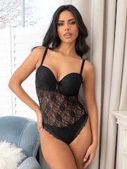 Pour Moi Black Rebel Padded Underwired Multiway Strapless Body - Image 2 of 5