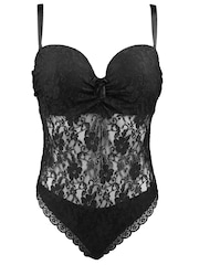 Pour Moi Black Rebel Padded Underwired Multiway Strapless Body - Image 4 of 5