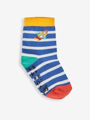 JoJo Maman Bébé Navy 3-Pack Rocket Socks - Image 4 of 4