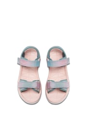 Clarks Pink Standard Fit (F) Pastel Surfingtide Kids Sandals - Image 6 of 7