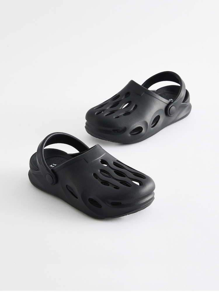 Black Clogs - Image 2 of 6 Black Clogs - Image 2 of 6
