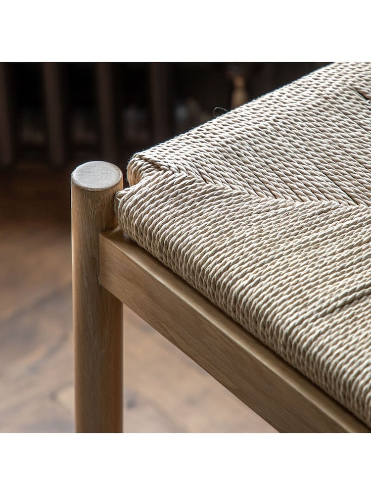 Gallery Home Natural Leroy Rope Stool - Image 2 of 6