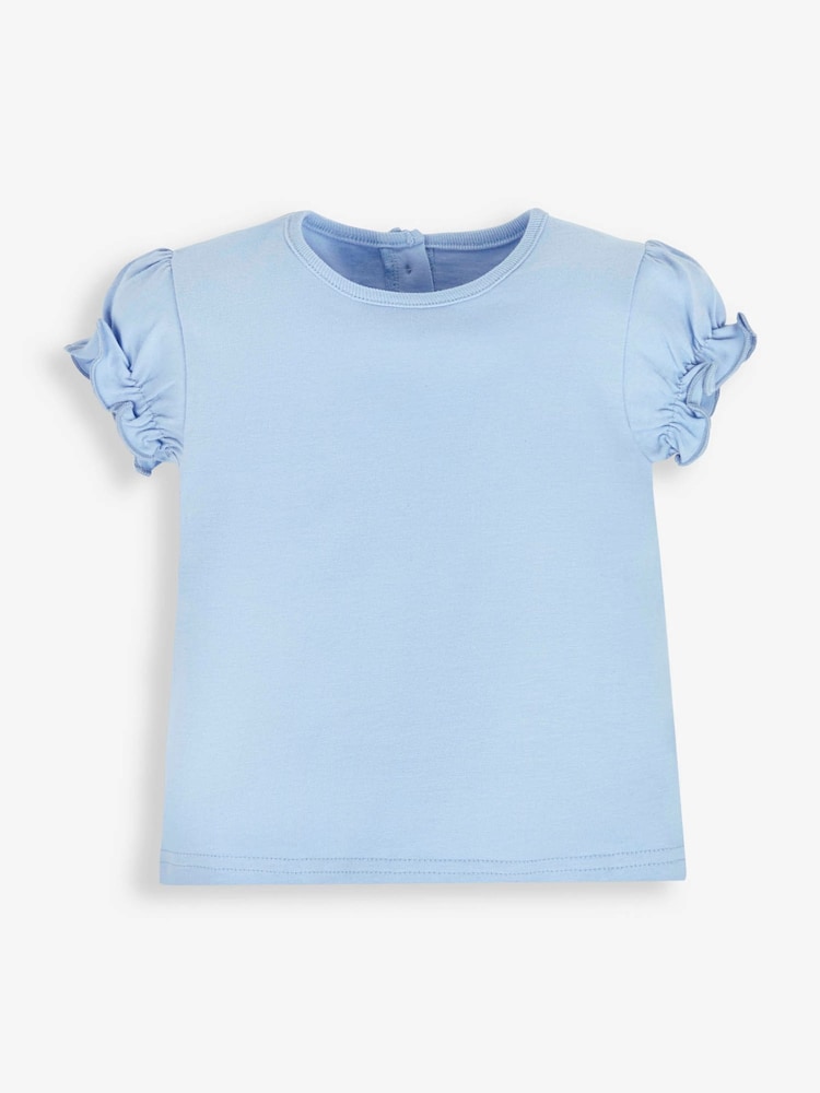 JoJo Maman Bébé Blue Pretty T-Shirt - Image 1 of 2