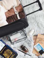 Flight Knight 56x45x25cm EasyJet Overhead Soft Case Cabin Carry On Suitcase Hand Mono Canvas Luggage - Image 2 of 7