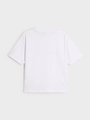 Paul Smith Junior Boys Holographic Short Sleeve Oversized Iconic Print 100% Cotton T-Shirt - Image 5 of 6
