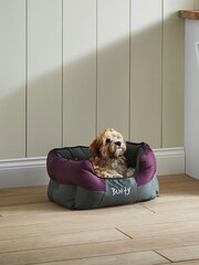 Bunty Purple Anchor Waterproof Dog Bed - Image 1 of 4
