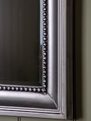 Gallery Home Pewter Grey Beaded Pewter Grey Mirror - Image 2 of 3