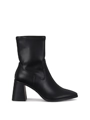 Schwarz - Linzi Torres Stiefel im Western-Stil mit geschichtetem Blockabsatz - Bild 2 von 4