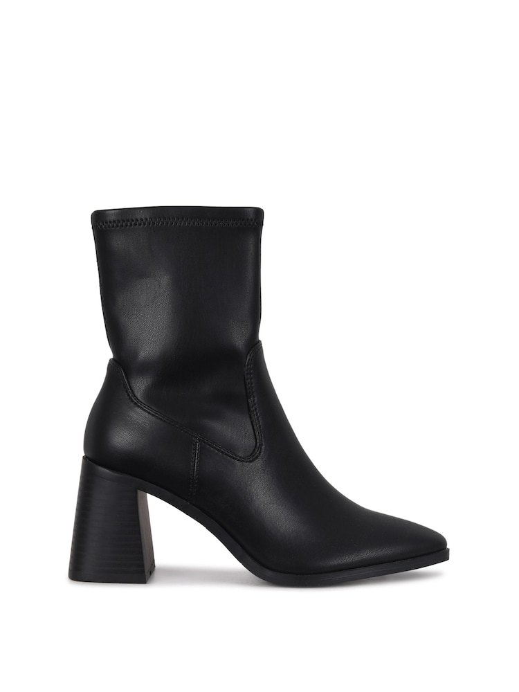 Schwarz - Linzi Torres Stiefel im Western-Stil mit geschichtetem Blockabsatz - Bild 2 von 4