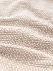 Neutral Textured Zig Zag Jersey Shorts - Image 6 of 6