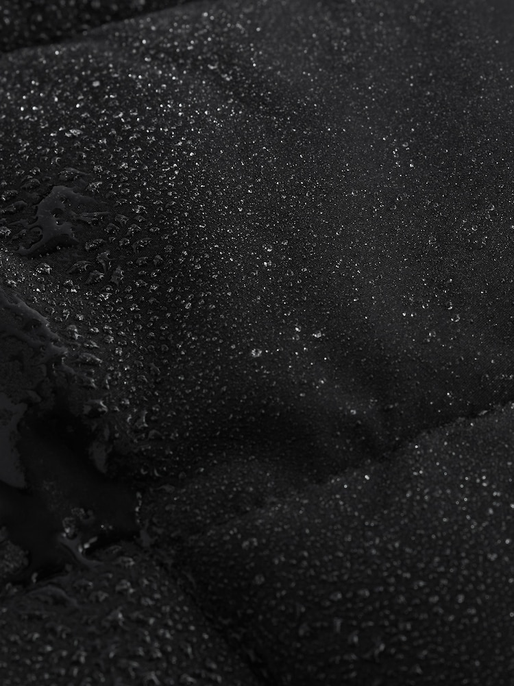 Black Longline Padded Gilet - Image 7 of 7