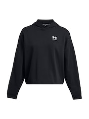 Under Armour Black Rival Terry Oversized Hoodie - Image 5 of 6