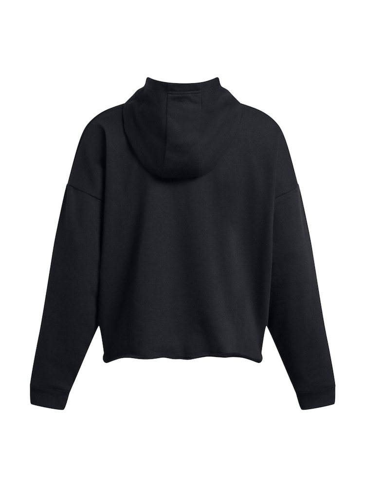 Under Armour Black Rival Terry Oversized Hoodie - Image 6 of 6