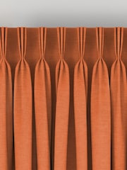 Paprika Orange Soho Made To Measure Curtains - Image 5 of 8