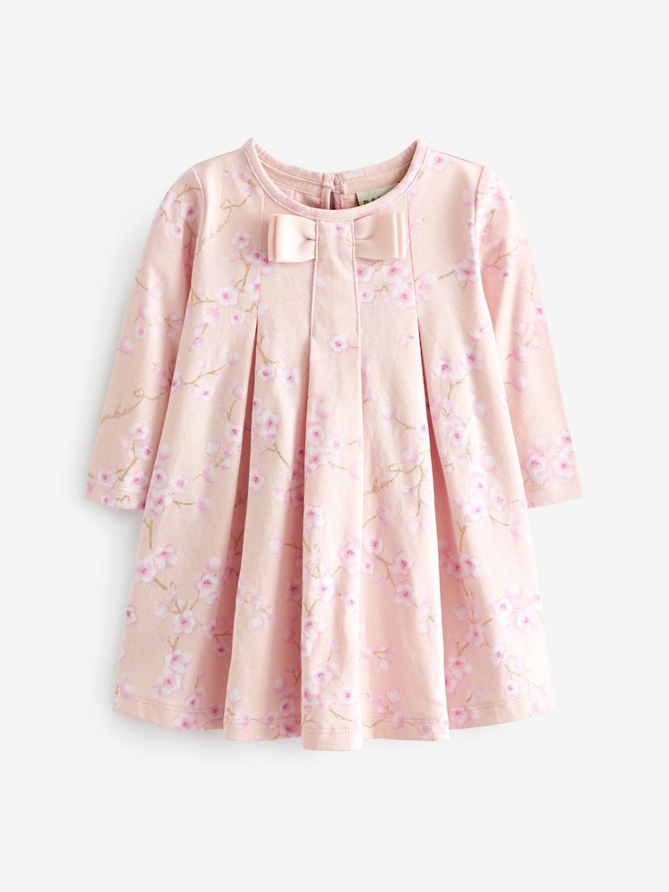 Baker by Ted Baker Blossom Glitter 100% Cotton Jersey Dress - Image 1 of 5