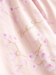 Baker by Ted Baker Blossom Glitter 100% Cotton Jersey Dress - Image 5 of 5