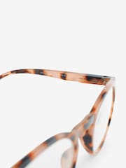 Tortoiseshell Brown Round Ready to Read Glasses - Image 6 of 6