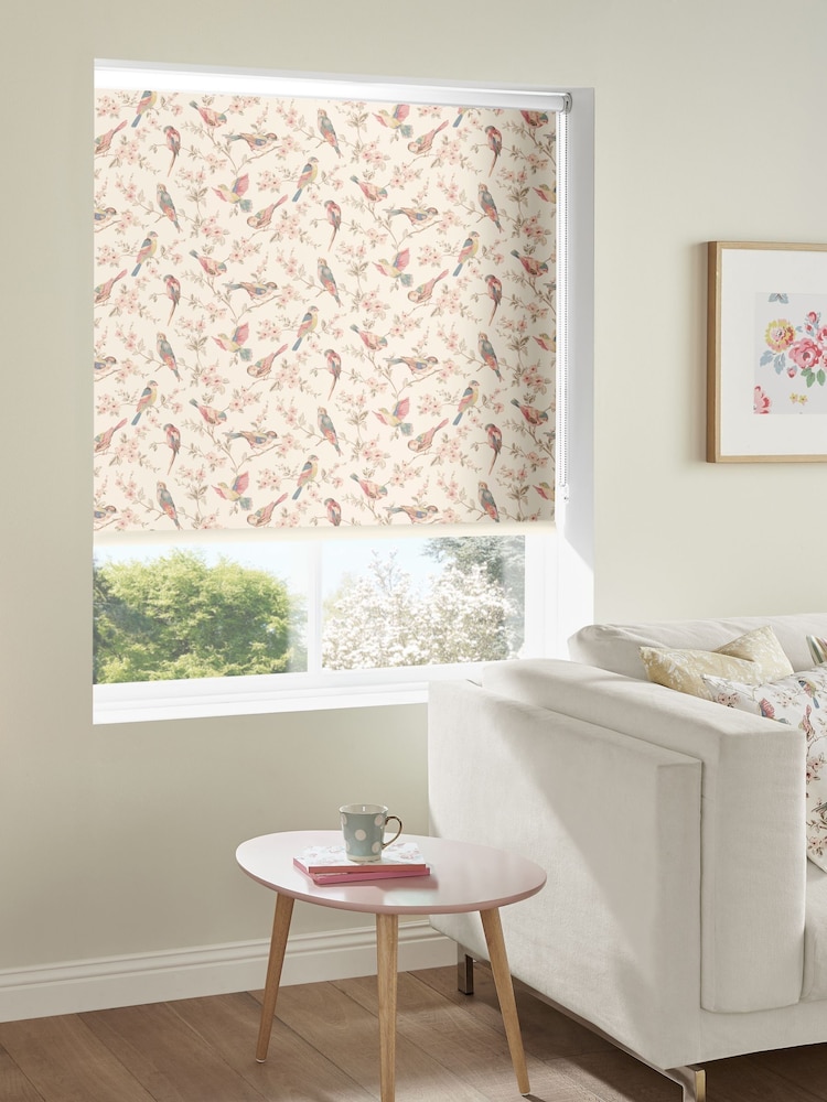 Cath Kidston Cream British Birds Pastel Made to Measure Roller Blind - Image 2 of 4