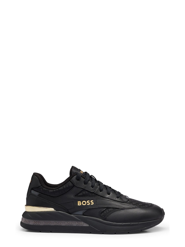 BOSS Black Kurt Runn Trainers - Image 1 of 5 BOSS Black Kurt Runn Trainers - Image 1 of 5