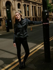 Superdry Eclipse Navy Storm Fleece Jacket - Image 2 of 12