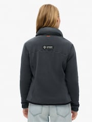 Superdry Eclipse Navy Storm Fleece Jacket - Image 7 of 12