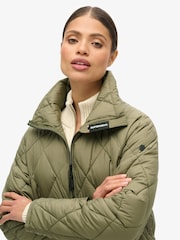 أخضر Chive - معطف طويل مبطن من Superdry - Image 4 of 5