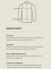 Mid Blue Check Suit Waistcoat - Image 4 of 8