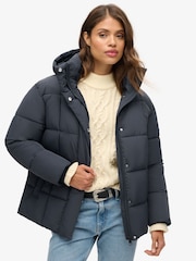Superdry Eclipse Navy Montpellier Duvet Jacket - Image 1 of 7
