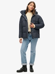 Superdry Eclipse Navy Montpellier Duvet Jacket - Image 4 of 7