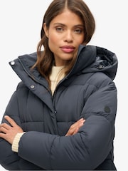 Superdry Eclipse Navy Montpellier Duvet Jacket - Image 5 of 7