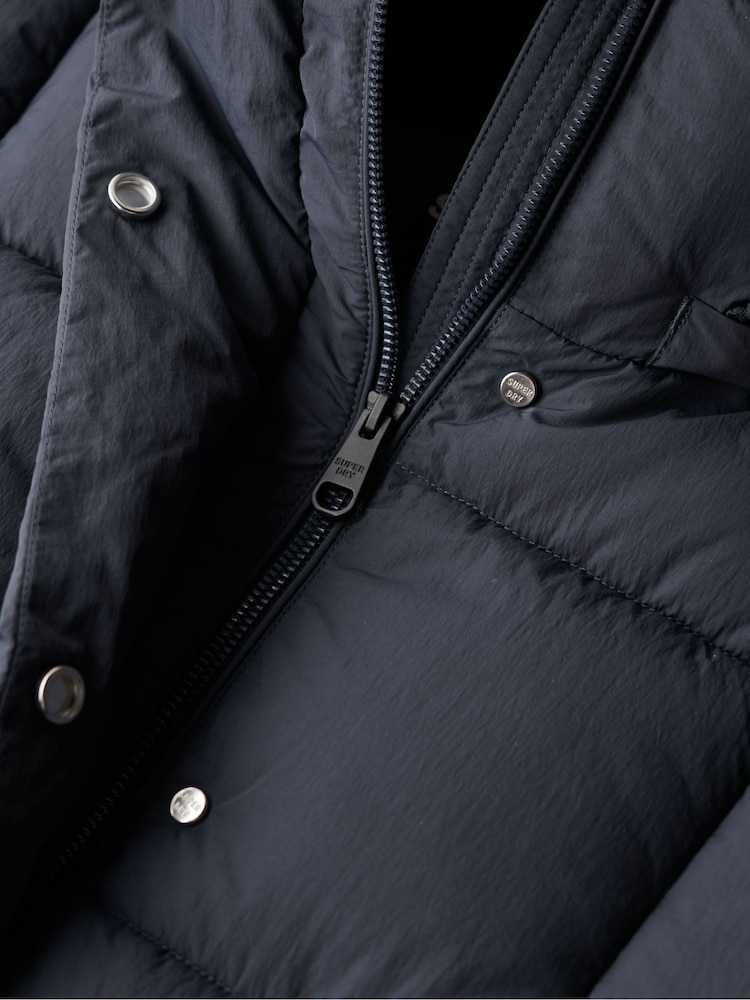 Superdry Eclipse Navy Montpellier Duvet Jacket - Image 7 of 7