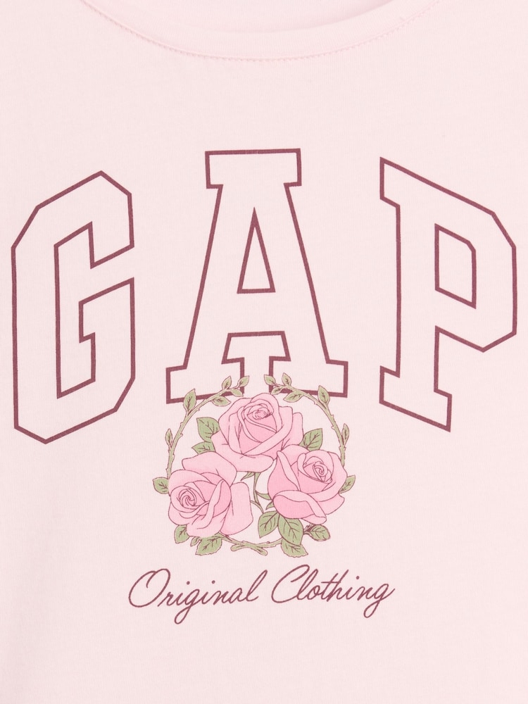 Gap Light Pink Graphic Short Sleeve T-Shirt (4-13yrs) - Image 4 of 4 Gap Light Pink Graphic Short Sleeve T-Shirt (4-13yrs) - Image 4 of 4