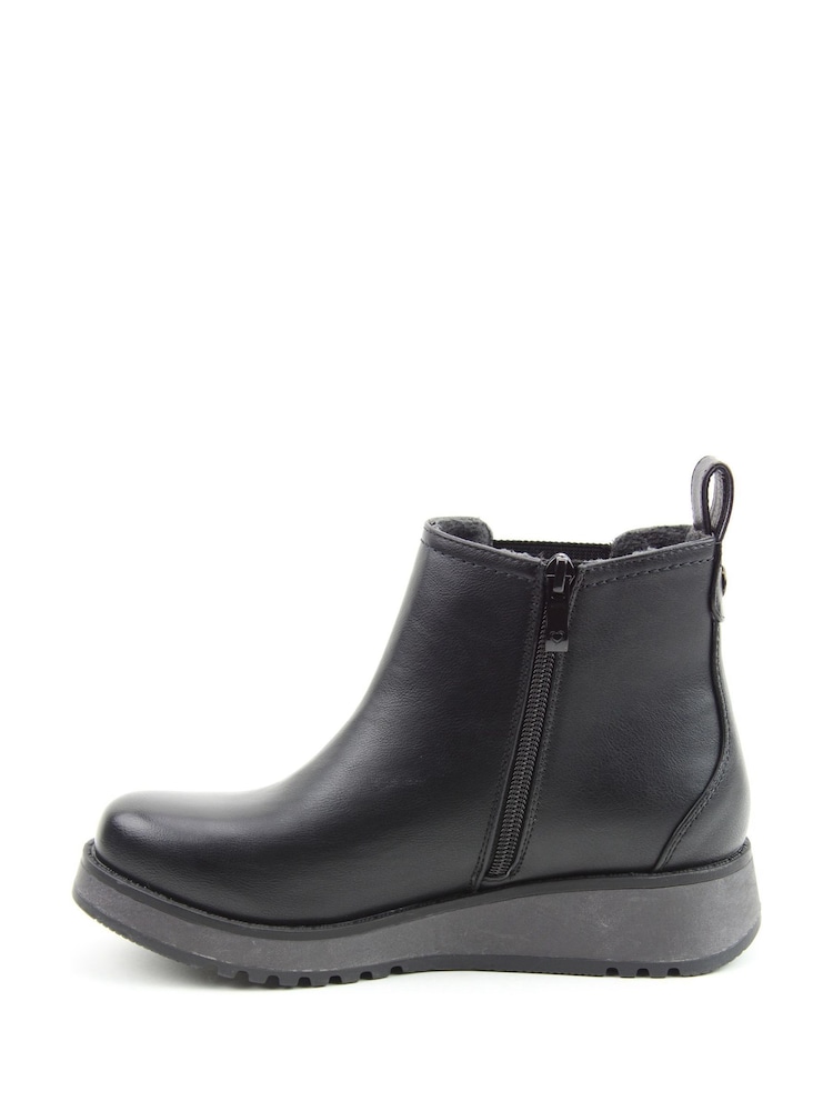 Heavenly Feet Ladies Vegan Friendly Ankle Boots - Image 2 of 4