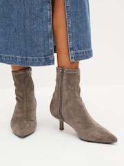 Mink Brown Forever Comfort® Ankle Sock Boots - Image 1 of 8