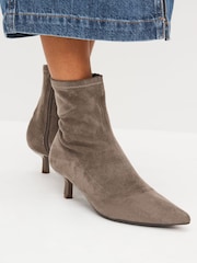 Mink Brown Forever Comfort® Ankle Sock Boots - Image 2 of 8