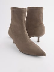 Mink Brown Forever Comfort® Ankle Sock Boots - Image 6 of 8