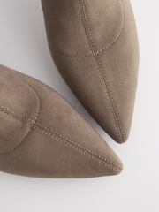 Mink Brown Forever Comfort® Ankle Sock Boots - Image 7 of 8