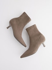 Mink Brown Forever Comfort® Ankle Sock Boots - Image 8 of 8