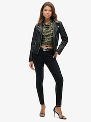 Superdry Green Cowl Halter Neck Sequin Blouses - Image 2 of 5