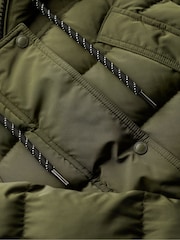 Caqui militar - Chaqueta larga de piel sintética Everest de Superdry - Imagen 12 de 12
