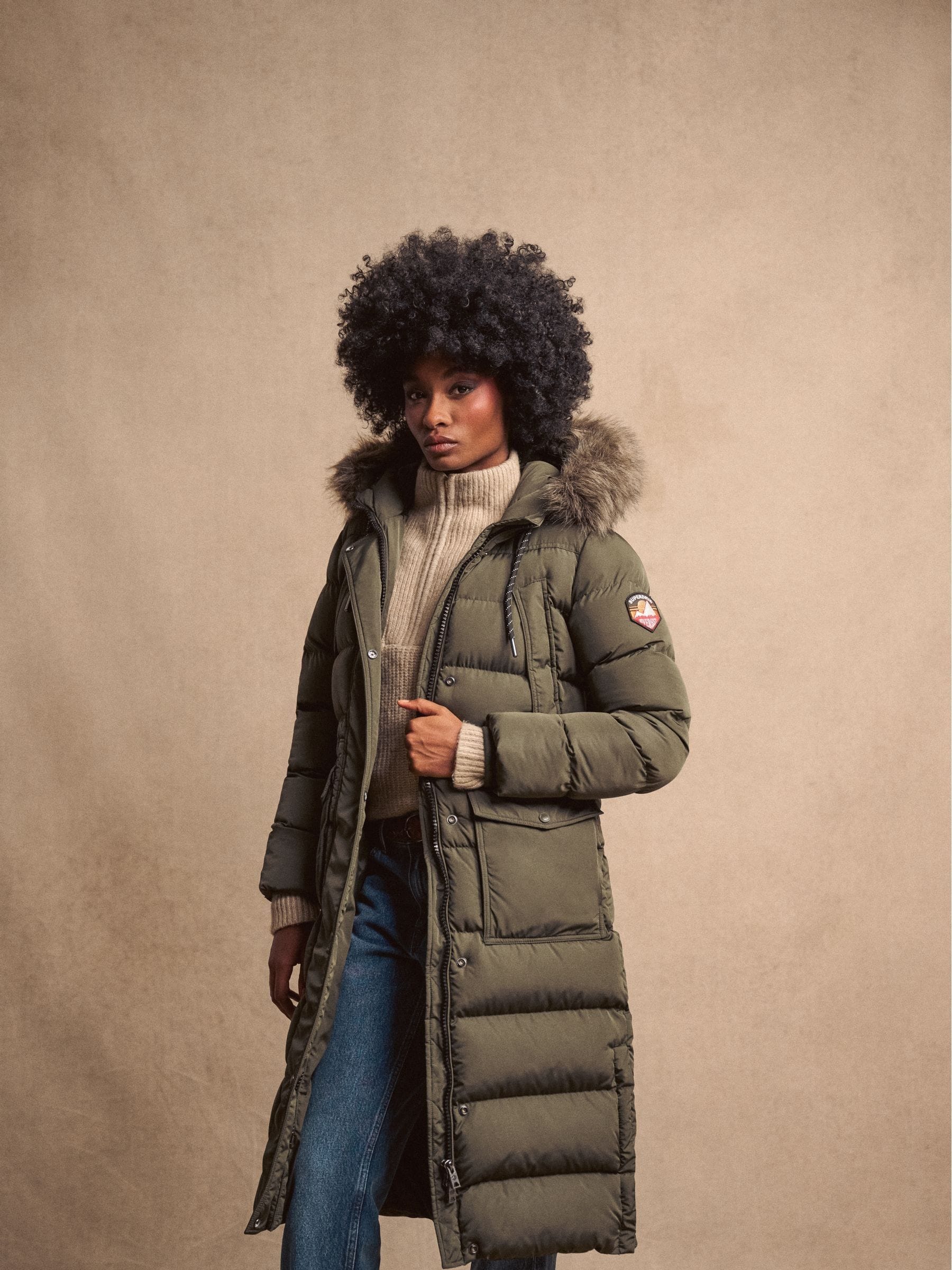 Superdry everest khaki on sale