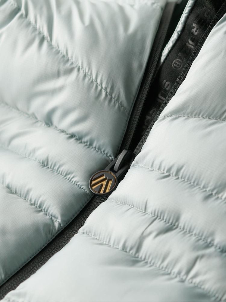 Superdry Green Storm Knit Hybrid Jacket - Image 5 of 5