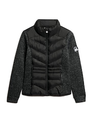 Superdry Black Storm Knit Hybrid Jacket - Image 2 of 3
