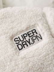 Superdry Off White Everest Bomber Hybrid Jacket - Image 7 of 7
