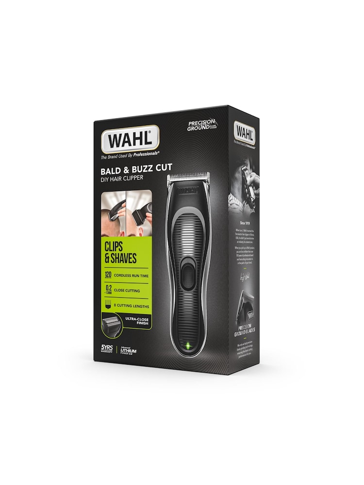 Wahl Black Bald and Buzz Cut Clipper - Image 2 of 3 Wahl Black Bald and Buzz Cut Clipper - Image 2 of 3