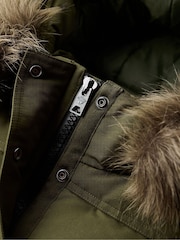 Superdry Army Khaki Everest Hooded Bomber Jacket - Image 3 of 3